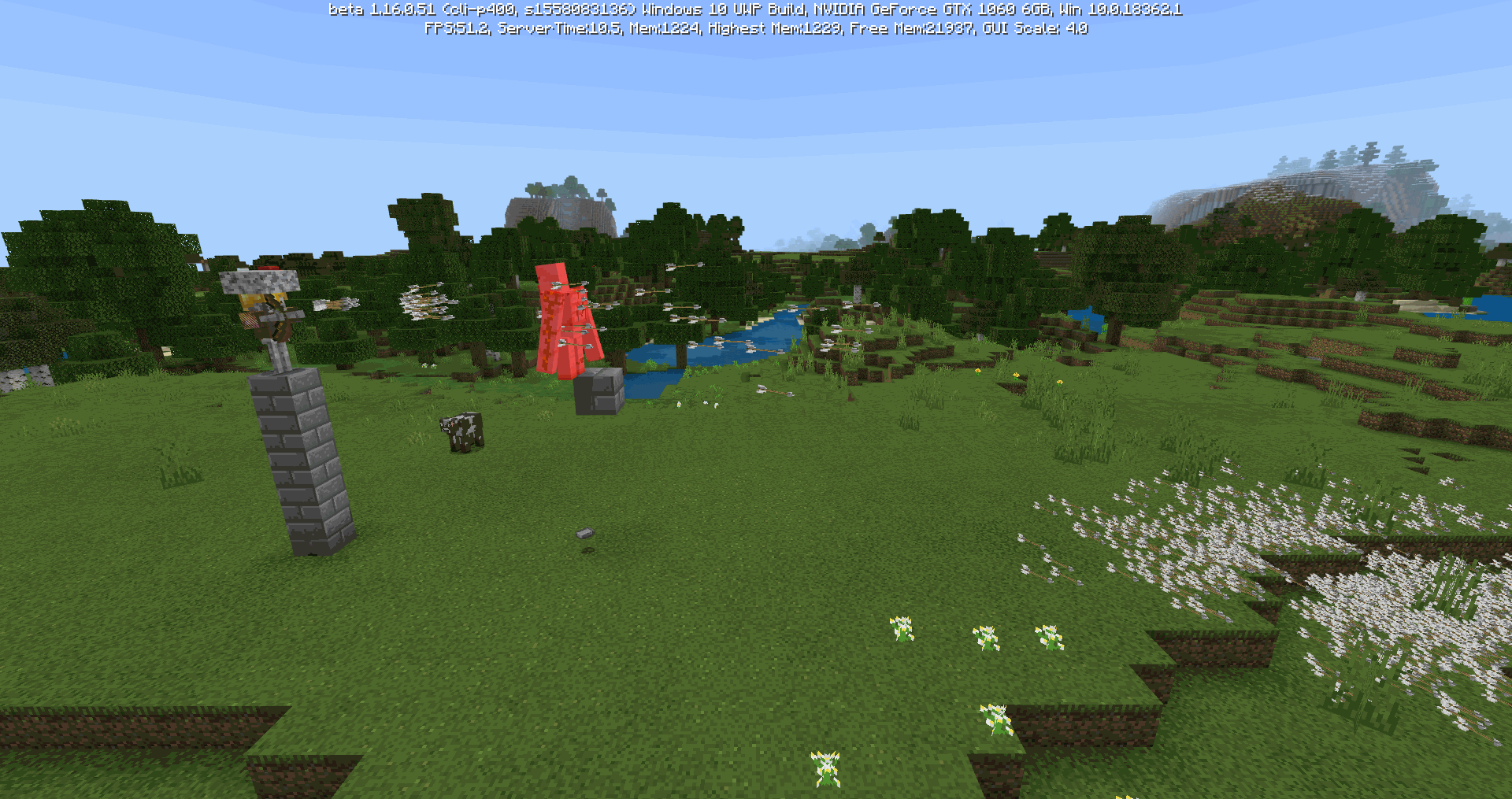 我的世界数百只骷髅齐拉弓铁傀儡那一天箭矢遮住了太阳